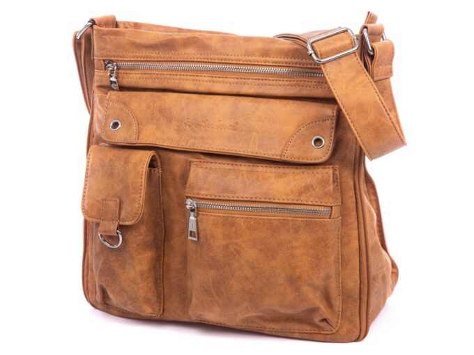 IMG_9190 Beżowa poszerzana torba damska na ramię Jennifer Jones