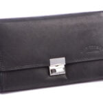 Czarny skórzany portfel kelnerski Bag Street 12133C