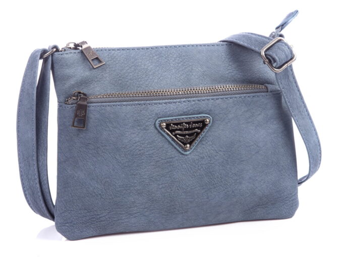Niebieska mała torebka damska na ramię