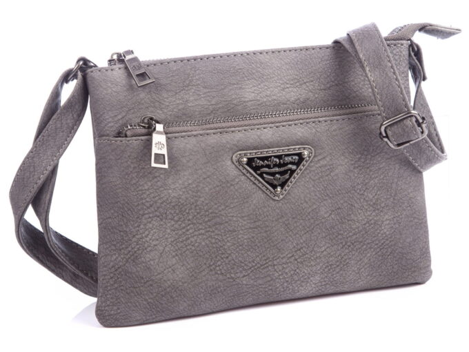 Szara mała torebka damska Jennifer Jones