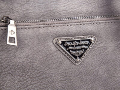 Mała torebka damska na ramię szara Jennifer Jones - obrazek 2