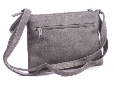 Mała torebka damska na ramię szara Jennifer Jones - obrazek 5