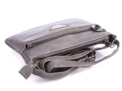 Mała torebka damska na ramię szara Jennifer Jones - obrazek 6