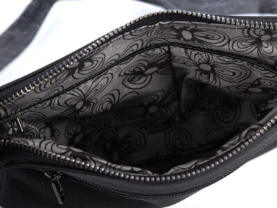 Mała torebka damska na ramię czarna Jennifer Jones - obrazek 6