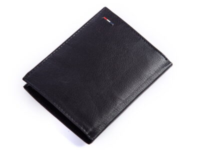 ZAGATTO Czarny skórzany portfel męski RFID - obrazek 8