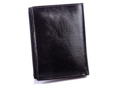 Portfel męski ZAGATTO Czarny skóra naturalna - obrazek 2