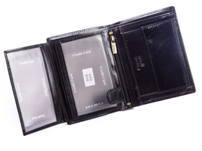 Portfel męski ZAGATTO Czarny skóra naturalna - obrazek 4