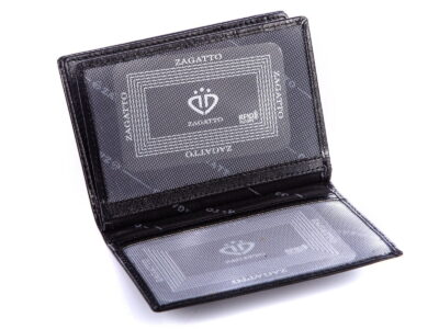 Skórzane etui męskie na dokumenty i karty ZAGATTO RFID - obrazek 5
