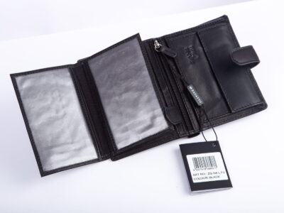 Skórzany portfel męski pionowy RFID ZAGATTO z zapięciem - obrazek 4