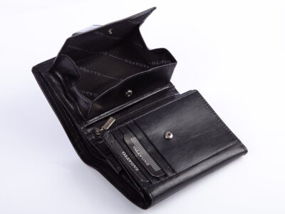 Skórzany portfel męski pionowy RFID ZAGATTO z zapięciem - obrazek 6