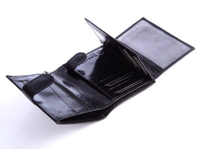 Portfel męski skórzany ZAGATTO elegancki RFID czarny - obrazek 7