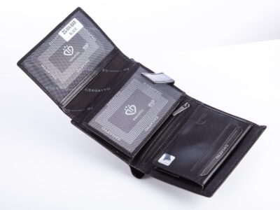 Skórzany portfel męski pionowy RFID ZAGATTO pojemny ZG-004 - obrazek 6