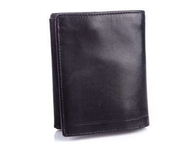 Skórzany elegancki czarny portfel męski Zagatto RFID - obrazek 2