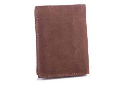 Pionowy portfel męski brązowy RFID ZAGATTO - obrazek 2