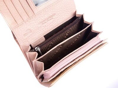 Jasno różowy portfel damski LORENTI RFID 76112 - obrazek 6