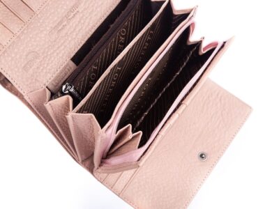 Jasno różowy portfel damski LORENTI RFID 76112 - obrazek 7