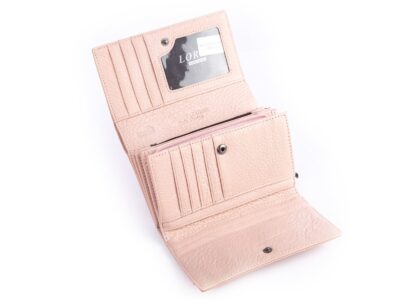 Jasno różowy portfel damski LORENTI RFID 76112 - obrazek 8