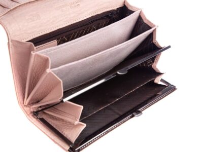 Portfel damski LORENTI pastelowo różowy 72401 - obrazek 5