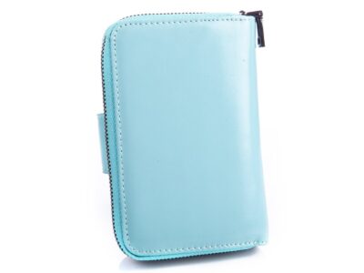 Błękitny portfel damski średni LORENTI RFID - obrazek 2