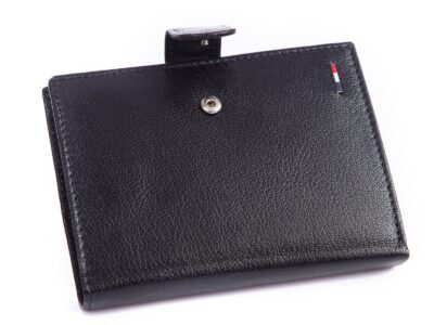 Skórzany pionowy portfel męski z ochroną kart RFID ZAGATTO - obrazek 3