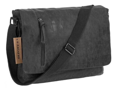 Duża torba męska z klapą A4 ZAGATTO