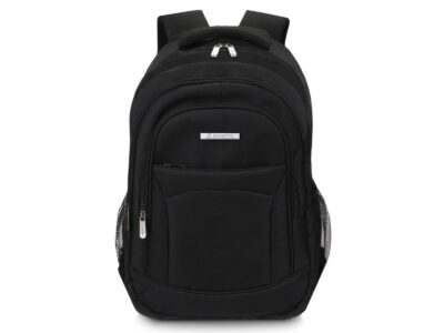 Czarny solidny plecak męski do pracy na laptopa 17" Zagatto - obrazek 2