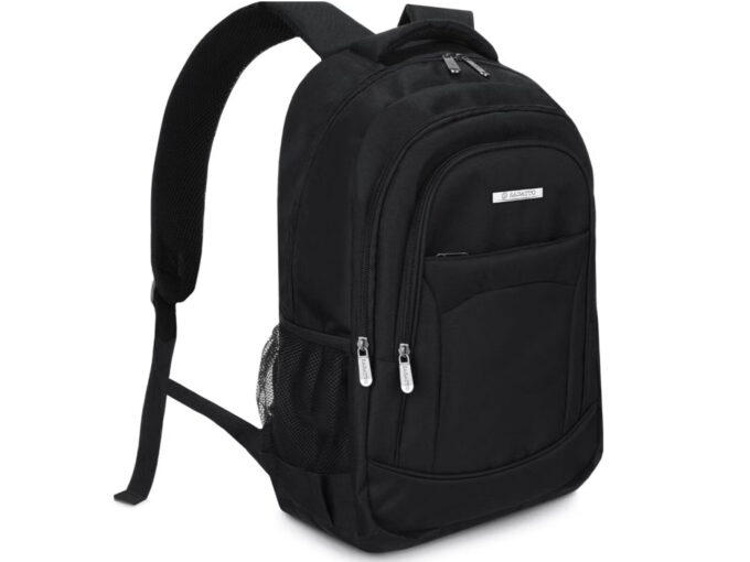 Czarny solidny plecak męski do pracy ZAGATTO