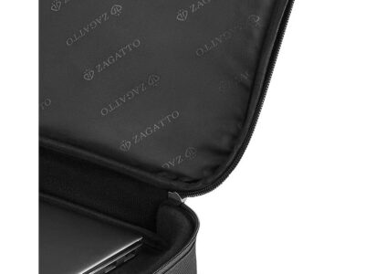 Czarna torba na laptopa 15,6" cala z klapką ZAGATTO - obrazek 3