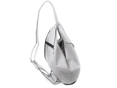 Plecak damski skórzany szary miejski SERGEJ - obrazek 4