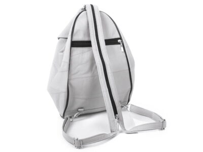 Plecak damski skórzany szary miejski SERGEJ - obrazek 7