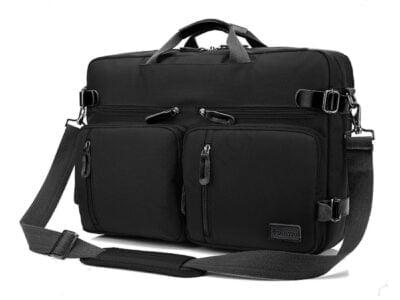 Duży torbo-plecak czarny na laptopa 17,3" cala ZAGATTO