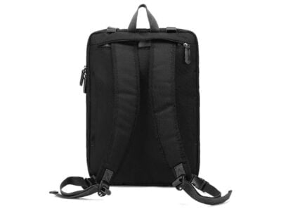 Duża plecako-torba na laptopa 17,3" czarna ZAGATTO - obrazek 7