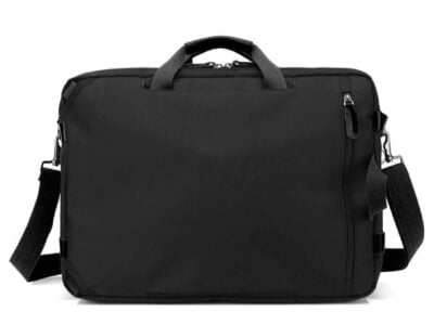 Duża plecako-torba na laptopa 17,3" czarna ZAGATTO - obrazek 8