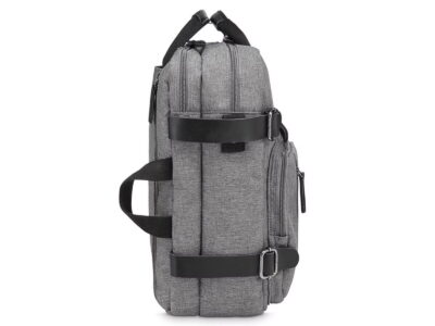 Duża plecako-torba na laptopa 17,3" szara ZAGATTO - obrazek 6