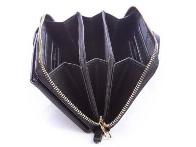 Mini torebka portfel na telefon z paskiem na szyję czarna Jennifer Jones - obrazek 8