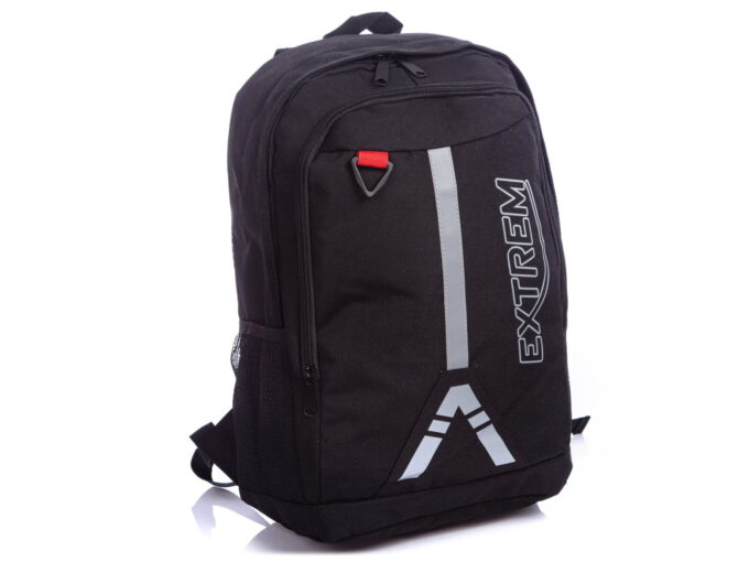 Czarny lekki plecak sportowy bag Street Extrem