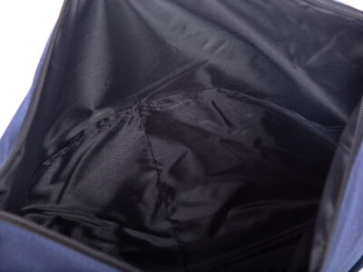 Granatowa torba damska na ramię z motywem dżungli - obrazek 4