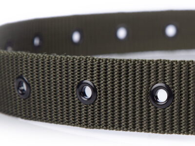 Mocny, zielony pasek do spodni