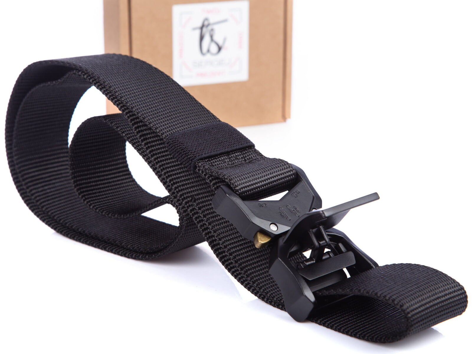 Pas taktyczny z mocnym mocowaniem paska zapobiegającym rozciąganiu w trakcie noszenia