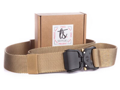 Parciany, szeroki pasek męski do spodni męski SERGEJ