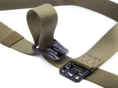 Pas taktyczny zielony z magnetyczną klamrą