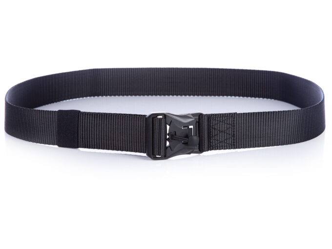 Czarny pasek męski do spodni magnetyczny