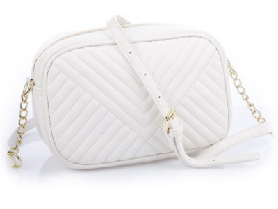 Listonoszka pikowana damska biała Jennifer Jones - obrazek 4