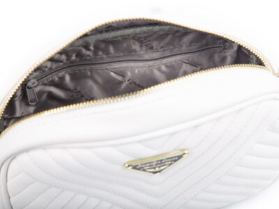 Listonoszka pikowana damska biała Jennifer Jones - obrazek 5