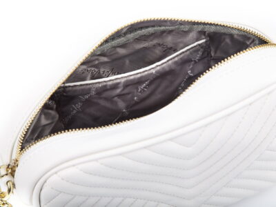 Listonoszka pikowana damska biała Jennifer Jones - obrazek 6