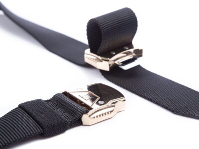 Pasek męski wojskowy do spodni ze złotą klamrą na przycisk SERGEJ MONTANA - obrazek 3