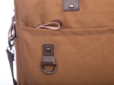 Metalowy uchwyt do przypinania do torby akcesoriów