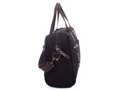 Bardzo duża płócienna torba na ramię czarna SERGEJ - obrazek 4