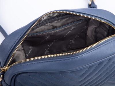 Listonoszka pikowana damska niebieska Jennifer Jones - obrazek 3