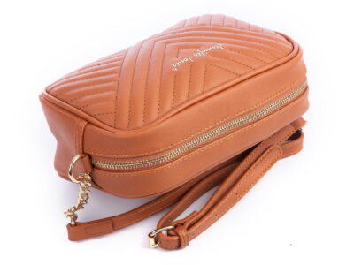 Listonoszka pikowana damska musztardowa Jennifer Jones - obrazek 6